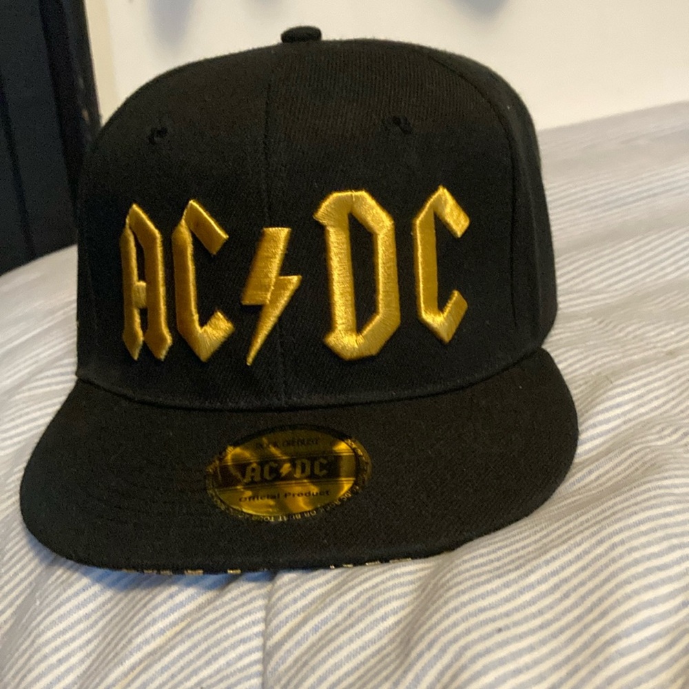 AC/DC Black and Gold Cap